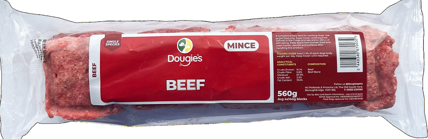 Dougies 90/10 Beef Mince 560g