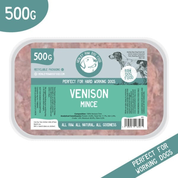Henley Raw Venison Mince - Boneless - 500g