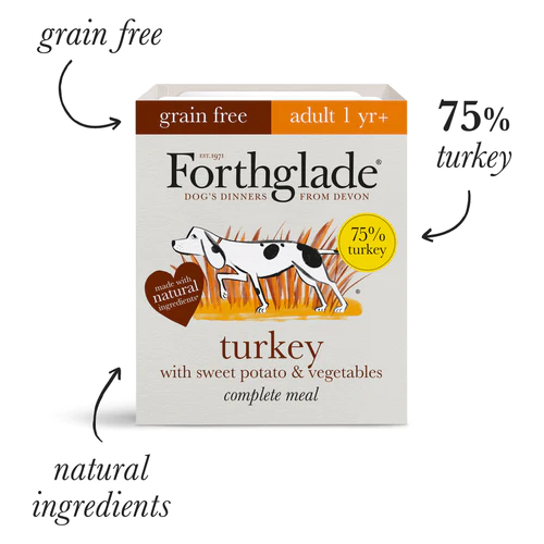 Forthglade Turkey with Sweet Potato and Vegetables Adult 395g