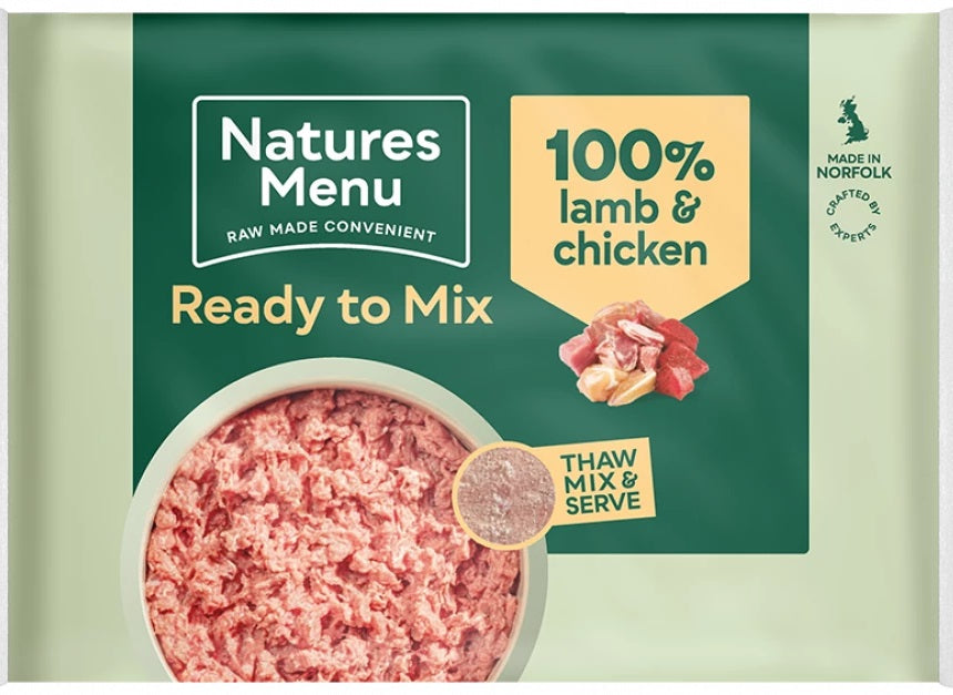 Natures Menu Chicken & Lamb Mince 400g