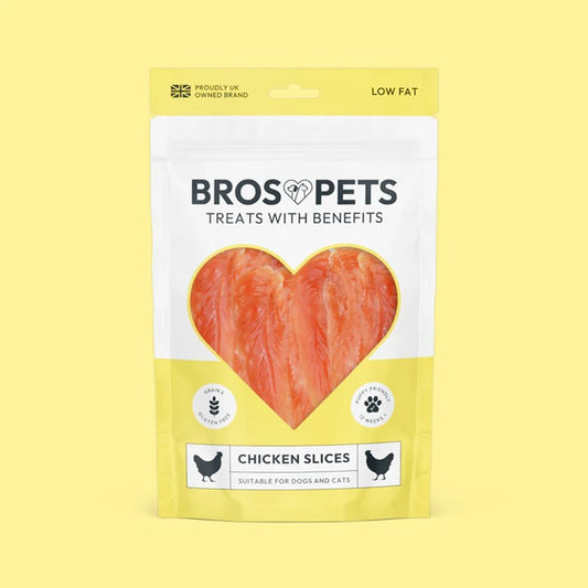 Bros Pets Chicken Slices 100gm