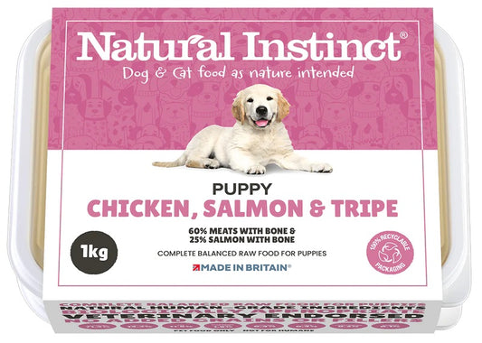 Natural Instinct Puppy Chicken, Salmon & Tripe 1kg