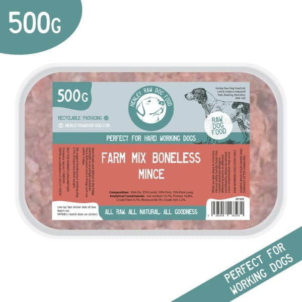 Henley Raw Farm Mix - Boneless - 500g