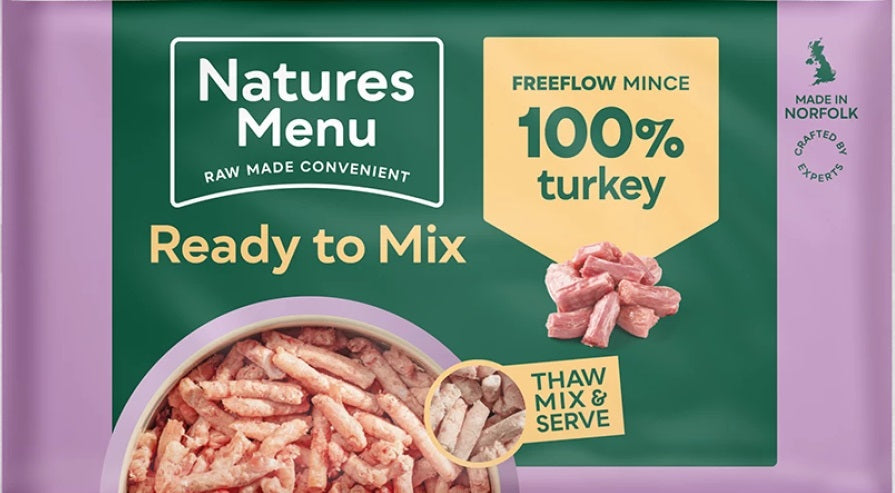 Natures Menu Freeflow Turkey 2kg Mince