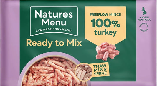 Natures Menu Freeflow Turkey 2kg Mince