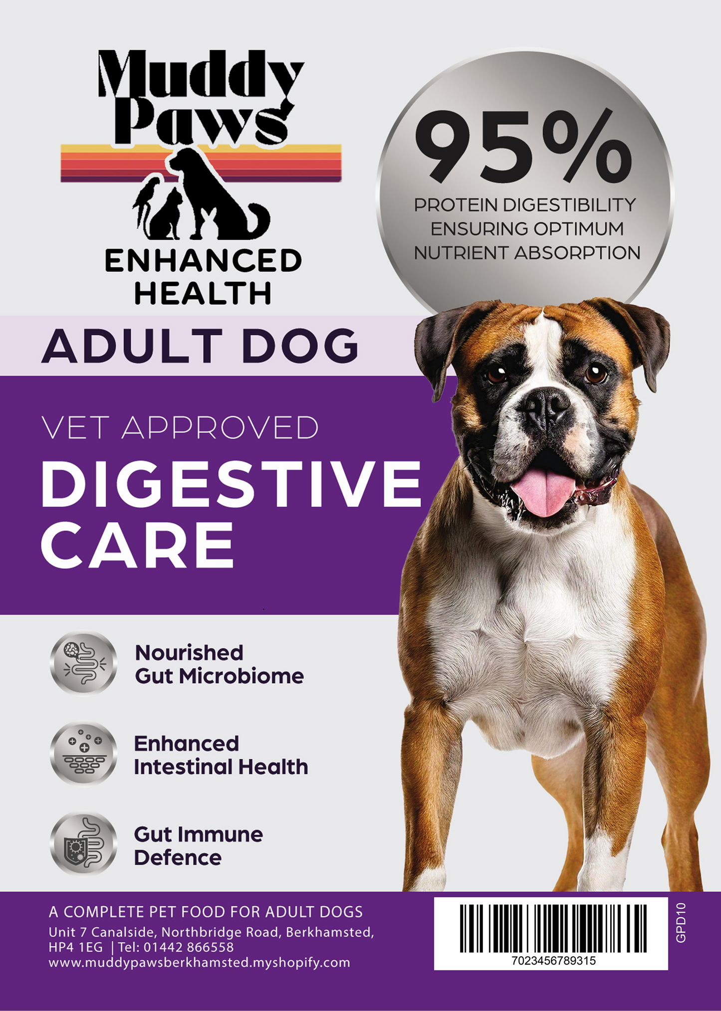 Muddy Paws Peptide+ Gastrointestinal Digestive Care 1.5kg