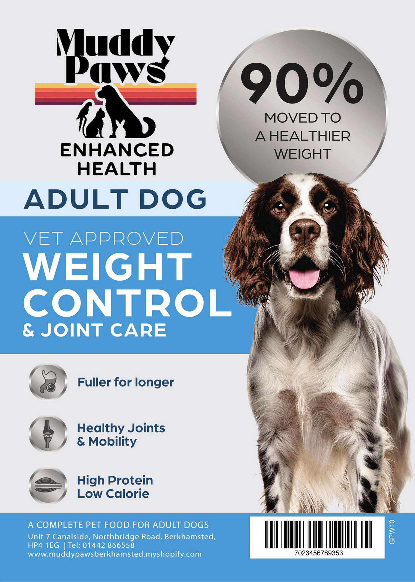Muddy Paws Peptide+ Weight Control & Joint Care 10kg