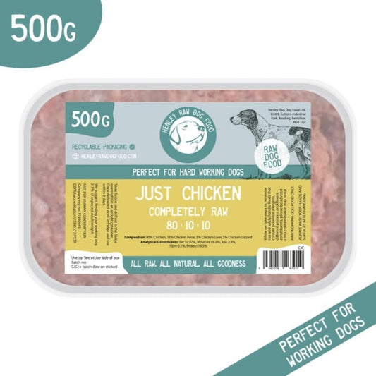 Henley Raw Just Chicken 80/10/10 - 500g