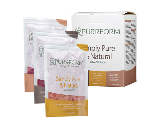 Purrform Complete Multipack (farmed Rabbit, Chicken, Rabbit+ox) 6X70g Pouch