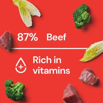 Nutriment Fresh Cooked Medallions Beef 800g