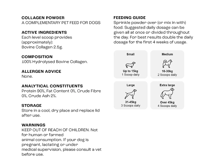 Puptons Collagen Powder 100g