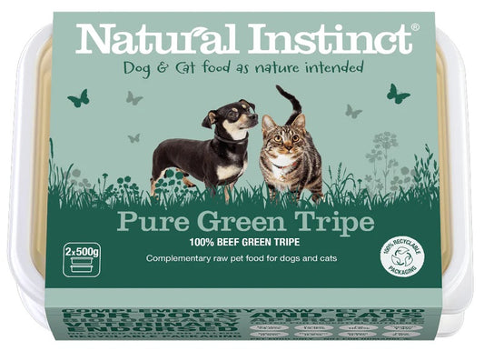 Natural Instinct Pure Green Tripe (Twin Pack) 2 x 500g