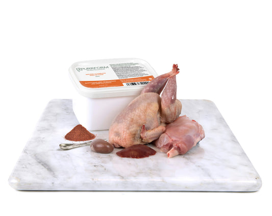 Purrform Adult Quail & Farmed Rabbit and Ground Bone 450g Tub