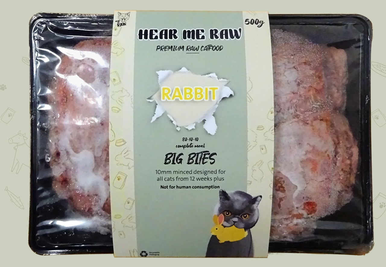 Hear me Raw! Cat Rabbit 500g