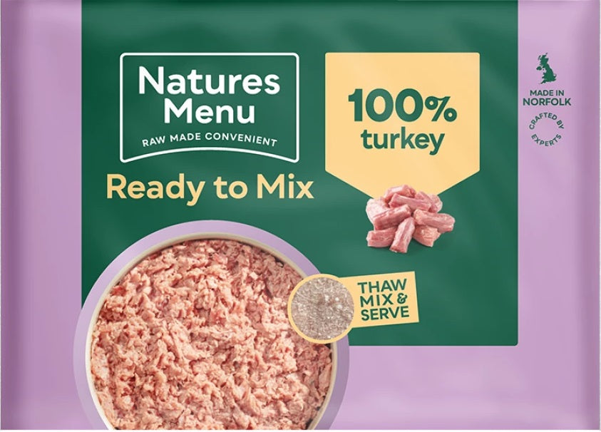 Natures Menu Turkey 400g Mince