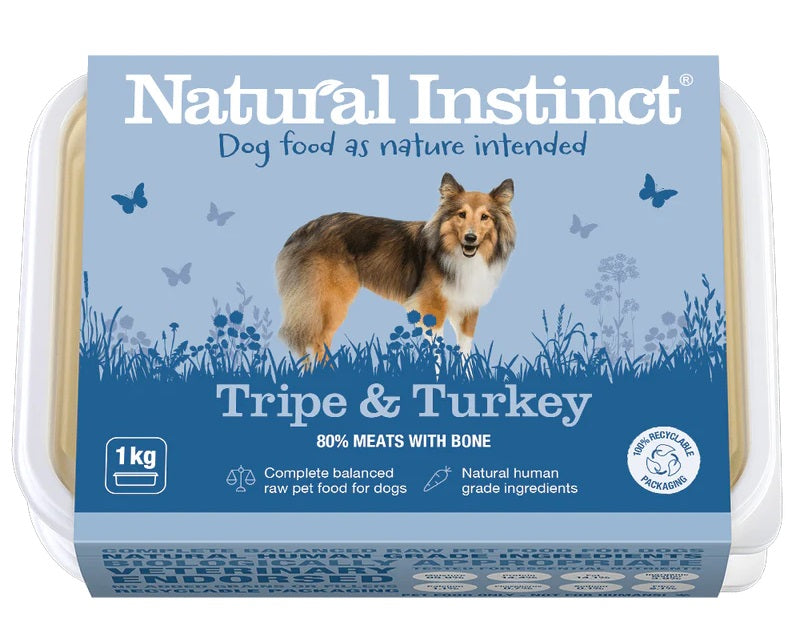 Natural Instinct Natural Tripe & Turkey Dog 1kg