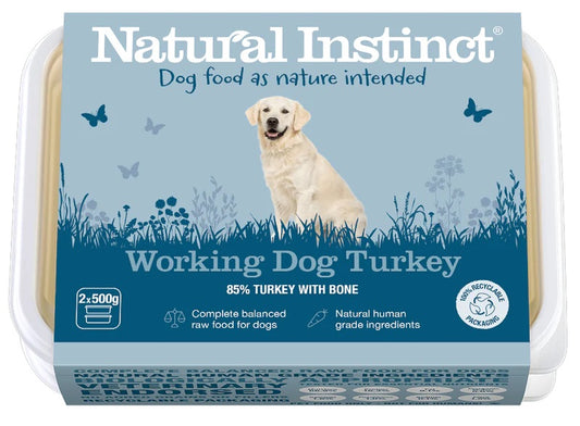 Natural Instinct Working Turkey 2 x 500g (Twin Pack)