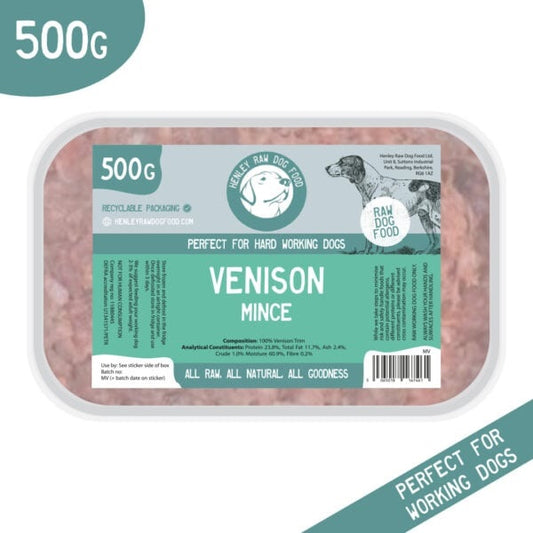 Henley Raw Venison Mince - Boneless - 500g