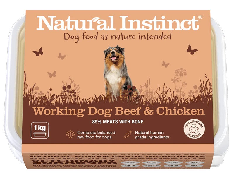 Natural Instinct Natural Working Dog Beef 1kg