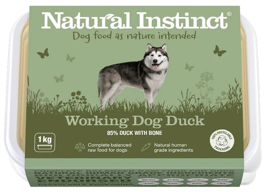 Natural Instinct Natural Working Dog Duck 1kg