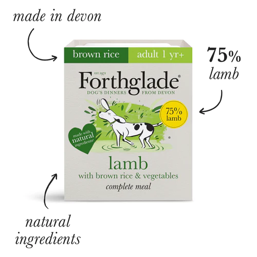 Forthglade Lamb With Brown Rice and Vegetables Adult 395g