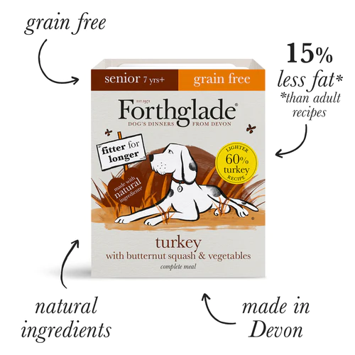 Forthglade Turkey with Butternut Squash and Vegetables Senior 395g