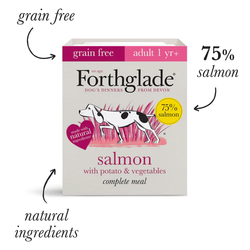 Forthglade Salmon with Potato and Vegetables Adult 395g